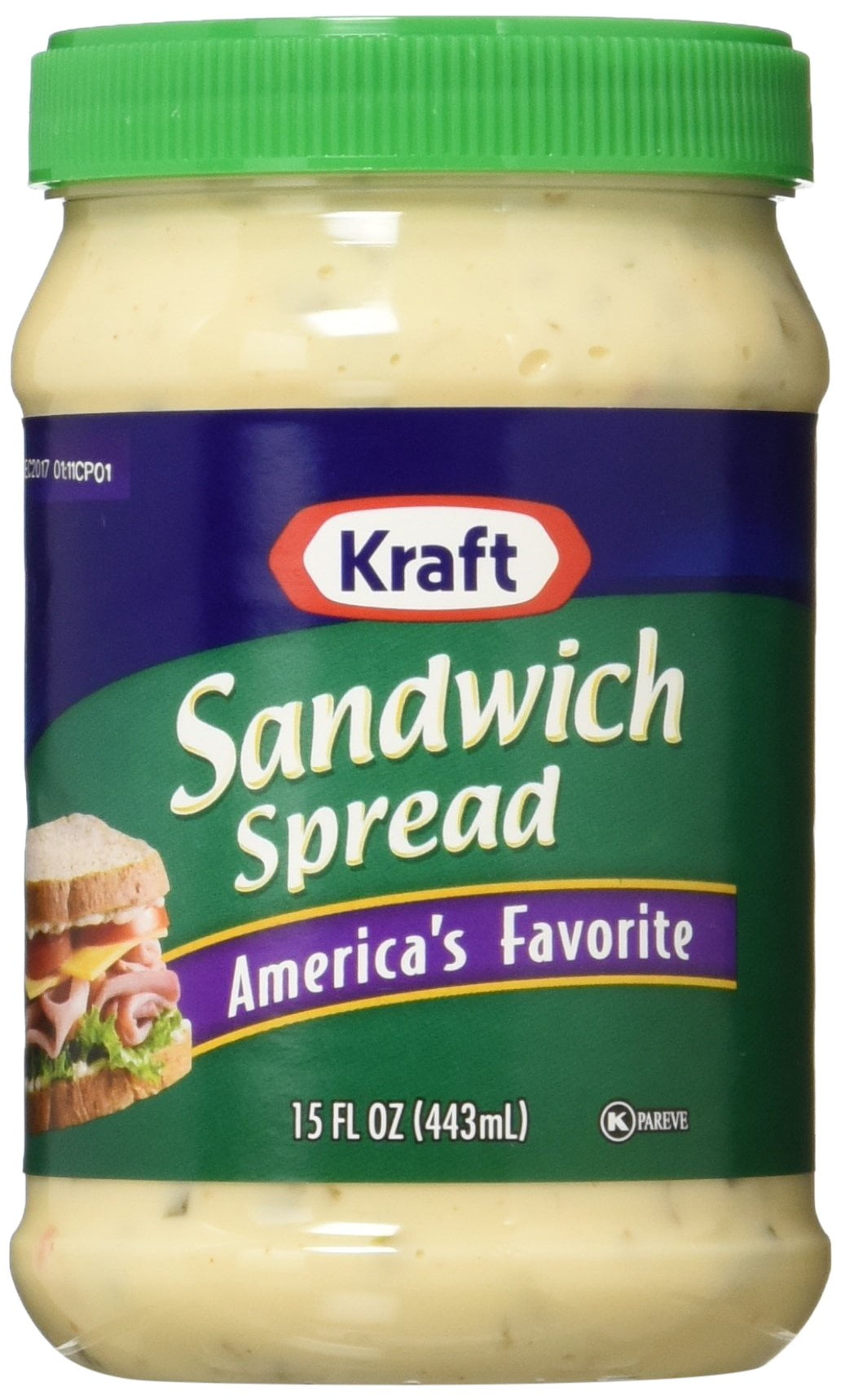 Kraft Sandwich Spread 15 fl oz Jar (Pack of 4)