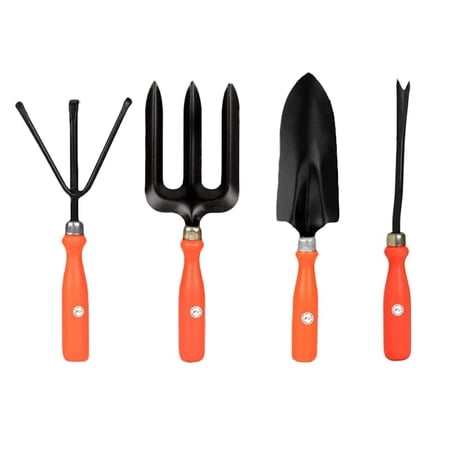 Kraft Seeds Garden Tool Set Pack of 4 All Time Favourite Garden Tools ?? Trowel Cultivator Weeder Fork