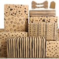thumbnail image 1 of Kraft Set with Tags & String - Brown Kraft Gift Wrap for Present - Birthday Paper Wrap for Women, Men, Boys & Kids (6 Sheets, 28"Lx20"W per Sheet), 1 of 4