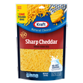 thumbnail image 1 of Kraft Sharp Cheddar Shredded Cheese 16 oz Bag, 1 of 5