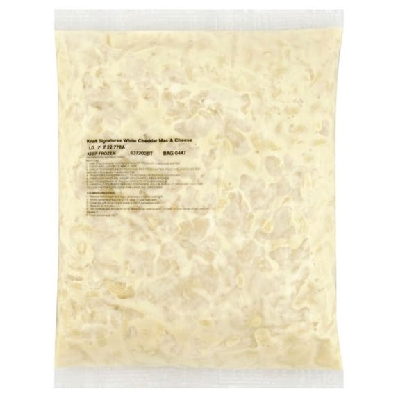 Kraft Signature White Cheddar and Twisted Elbow Macaroni, 4 Pound -- 4 per case
