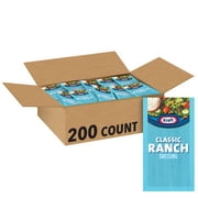 Kraft Single Serve Ranch Salad Dressing, 0.44 oz. Packets (Pack of 200)