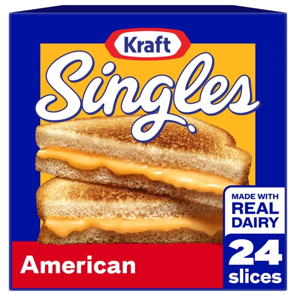 Kraft Singles American Slices, 24 Count Pack