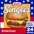 thumbnail image 1 of Kraft Singles American Slices, 24 Count Pack, 1 of 16