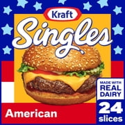 Kraft Singles American Slices, 24 Count Pack