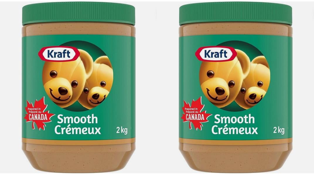 Kraft Smooth Peanut Butter, 2kg (2 Pack)