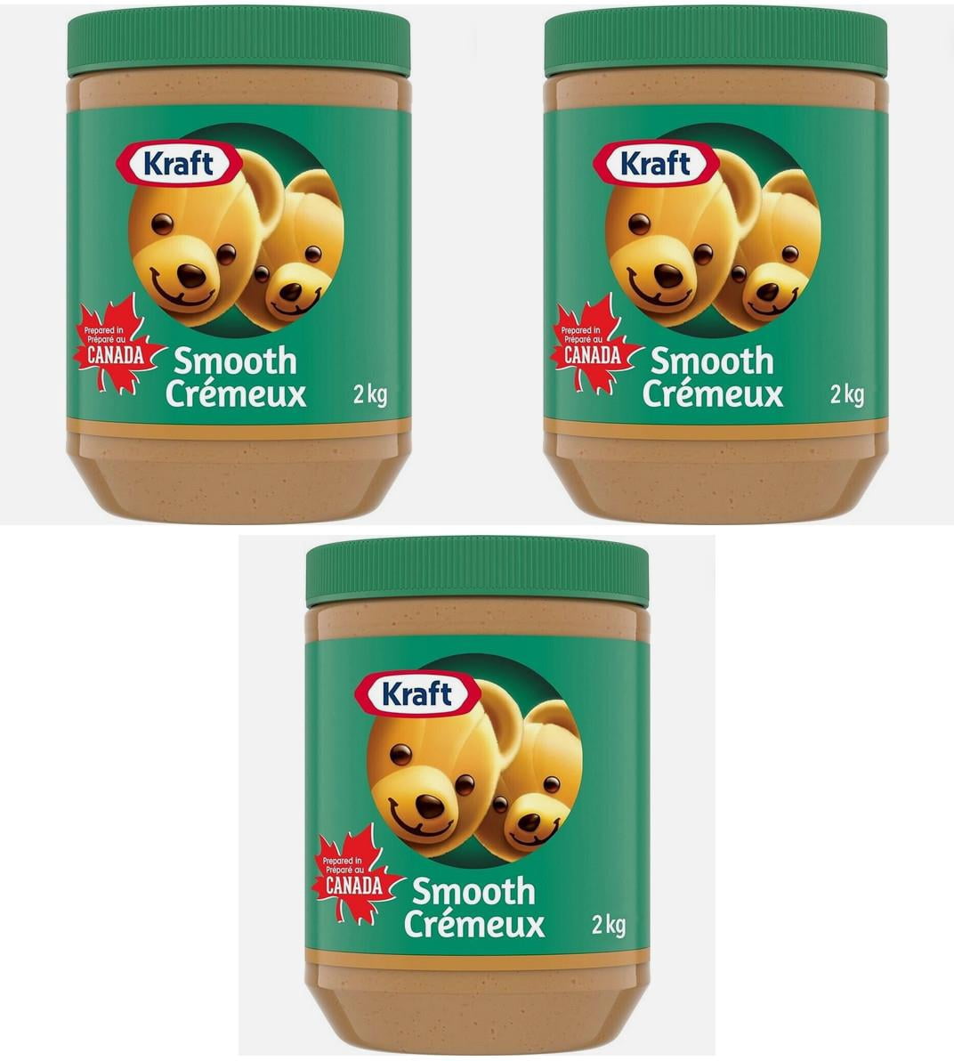 Kraft Smooth Peanut Butter, 2kg (3 Pack)
