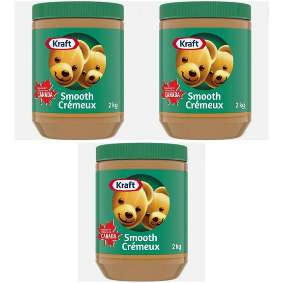 Kraft Smooth Peanut Butter, 2kg (3 Pack)