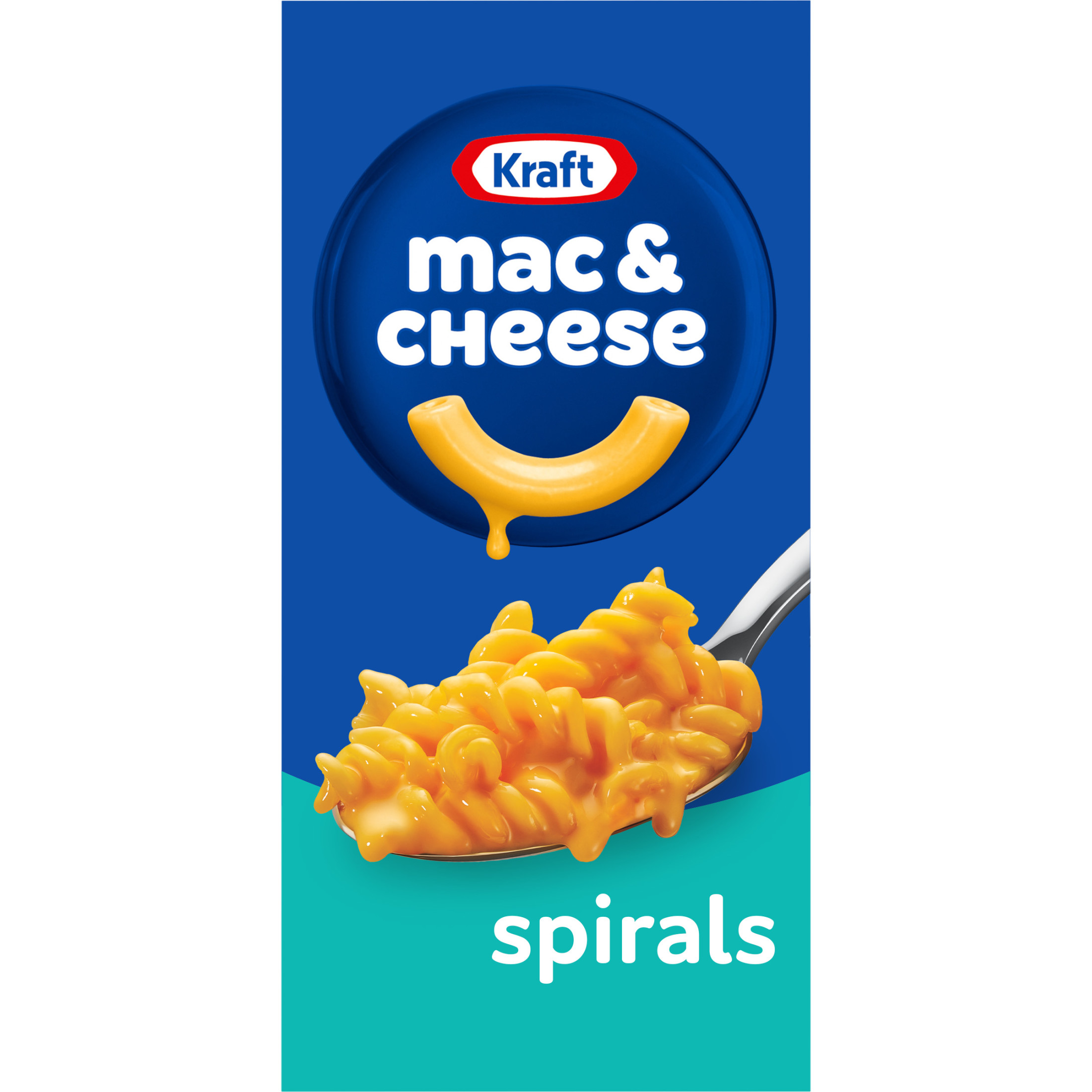 Kraft Spirals Original Mac N Cheese Macaroni and Cheese Dinner, 5.5 oz Box - image 1 of 14