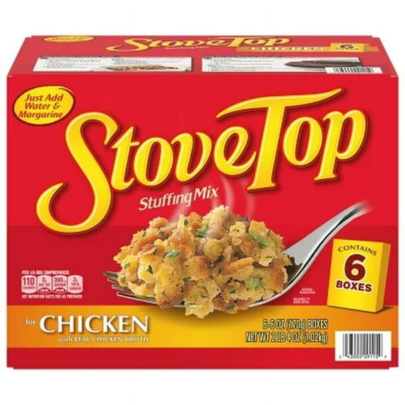 Kraft Stove Top Chicken Stuffing Mix (6 oz., 6 pk.)