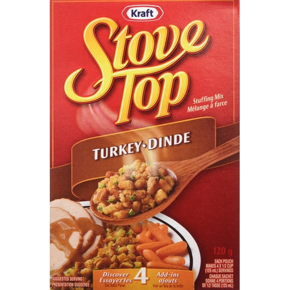 Kraft, Stove Top Stuffing Mix, Turkey, 120g/4.2oz., {Imported from Canada}
