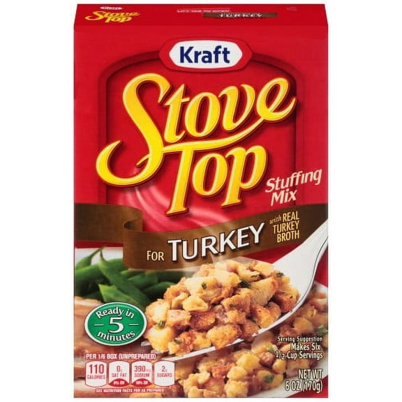 Kraft Stove Top Turkey Stuffing Mix (Pack of 6)