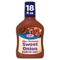 thumbnail image 1 of Kraft Sweet Onion Slow-Simmered Barbecue Sauce, 18 oz Bottle, 1 of 14