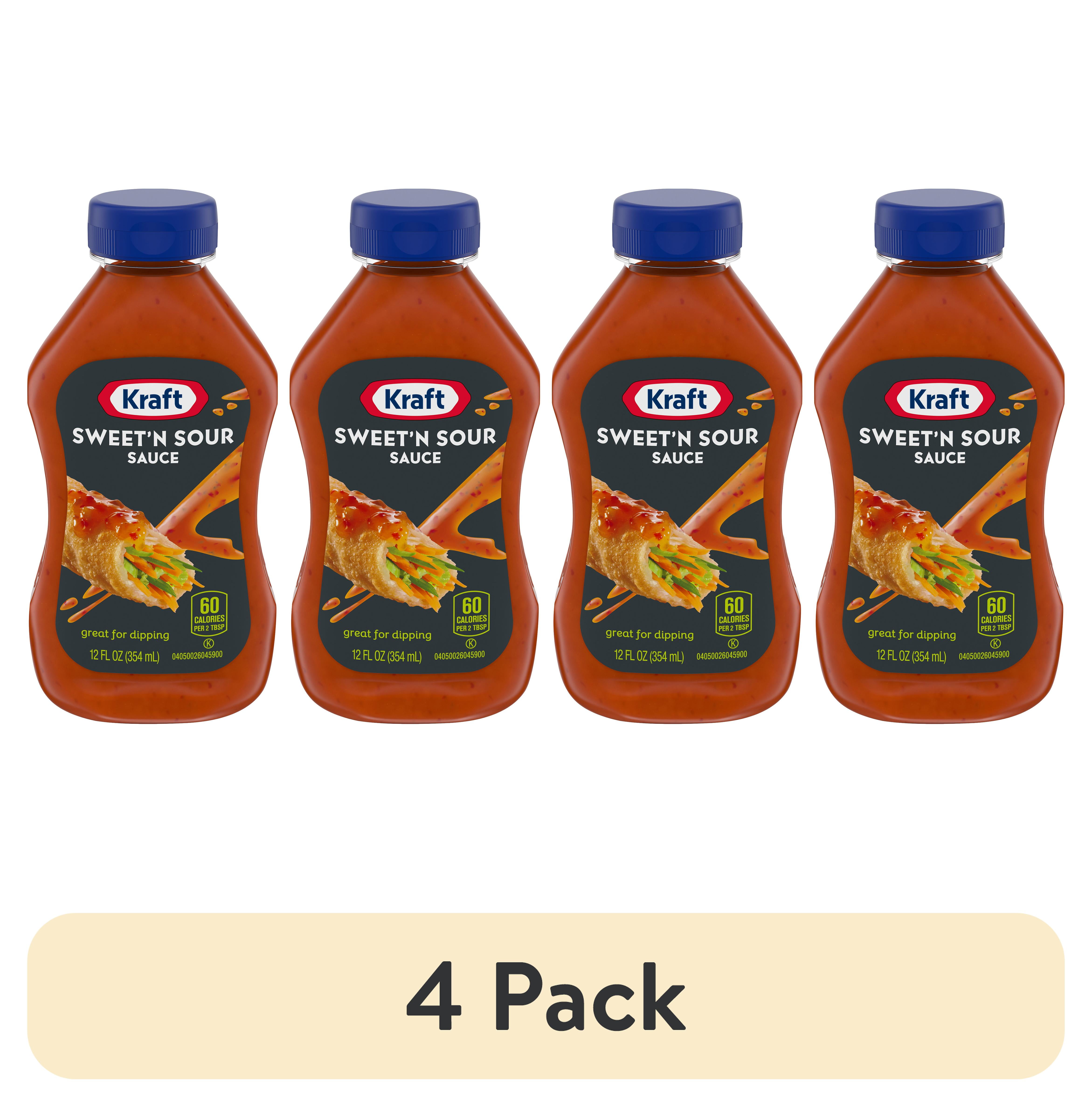 (4 pack) Kraft Sweet 'n Sour Sauce, 12 fl oz Bottle