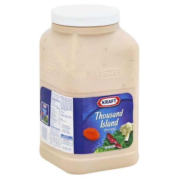 Kraft Thousand Island Dressing Family Size, 24 fl oz Bottle, Pack of 4