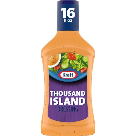 Kraft Thousand Island Dressing (16 oz Bottle) (Pack of 2)