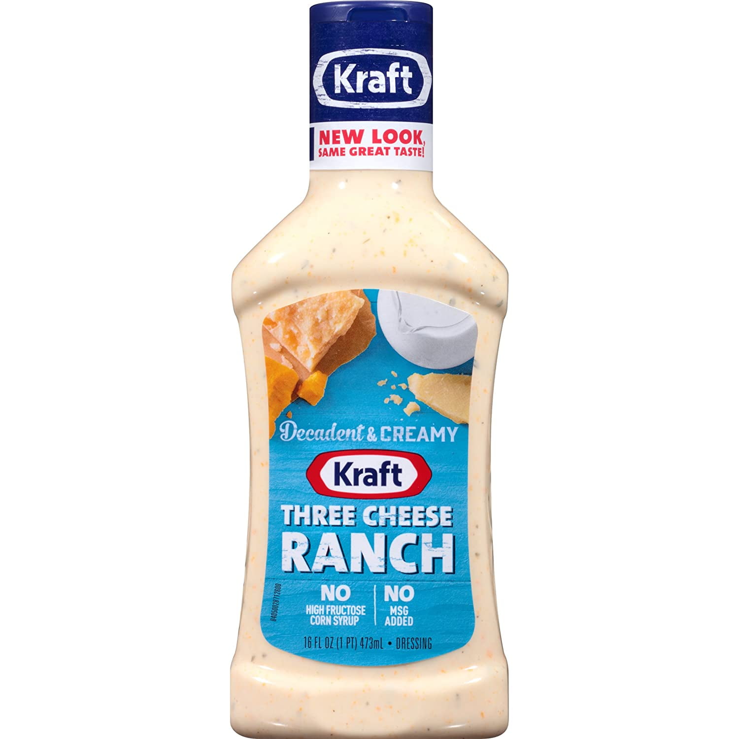 Kraft Three Cheese Ranch Dressing (16 oz Bottles, Pack of 6)