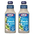 thumbnail image 1 of Kraft Three Cheese Ranch Salad Dressing, 425ml (2 Pack), 1 of 12