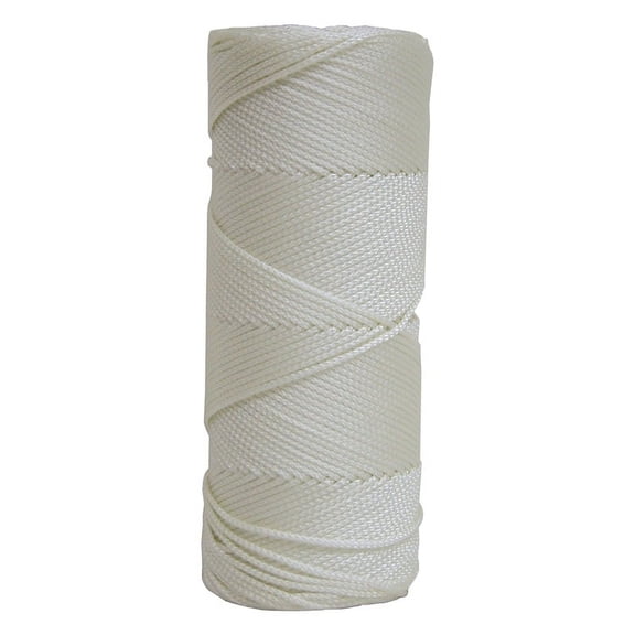 Masons Line,500 ft,Braided Nylon,White BC340