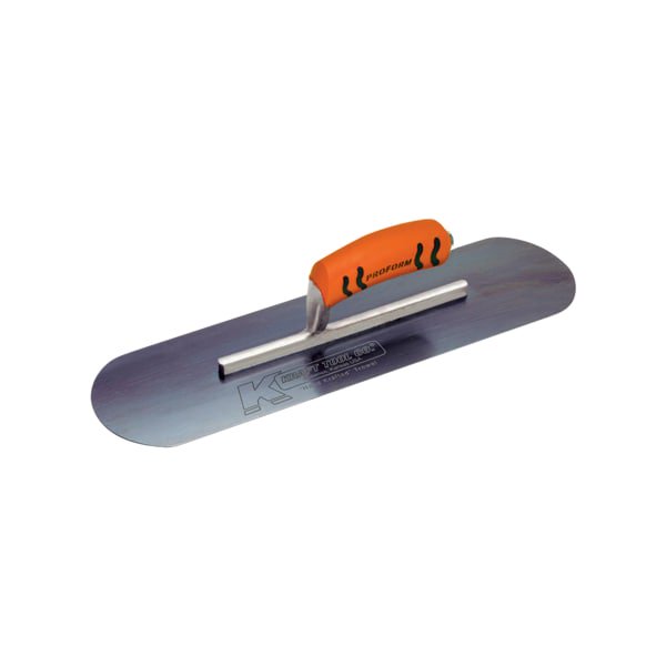Kraft Tool Blue Steel Pool Trowel5 Rivets, 16"x4