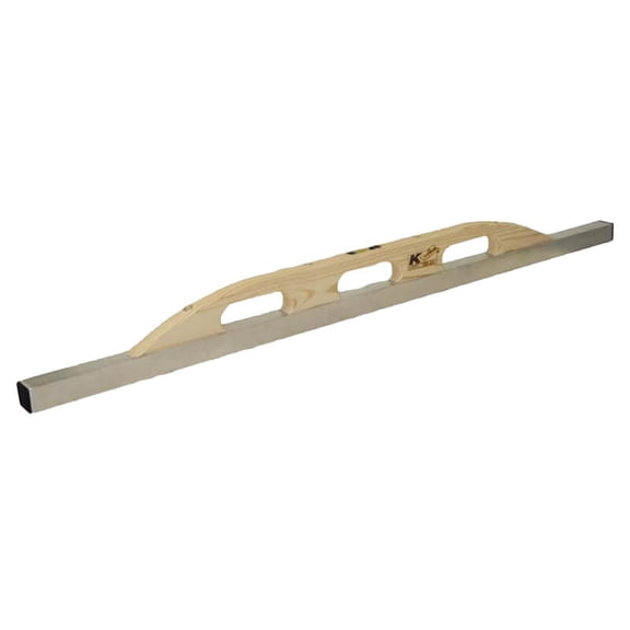 Kraft Tool BuckEye Concrete Straight Edge 8' x 1.5" with Level Vial