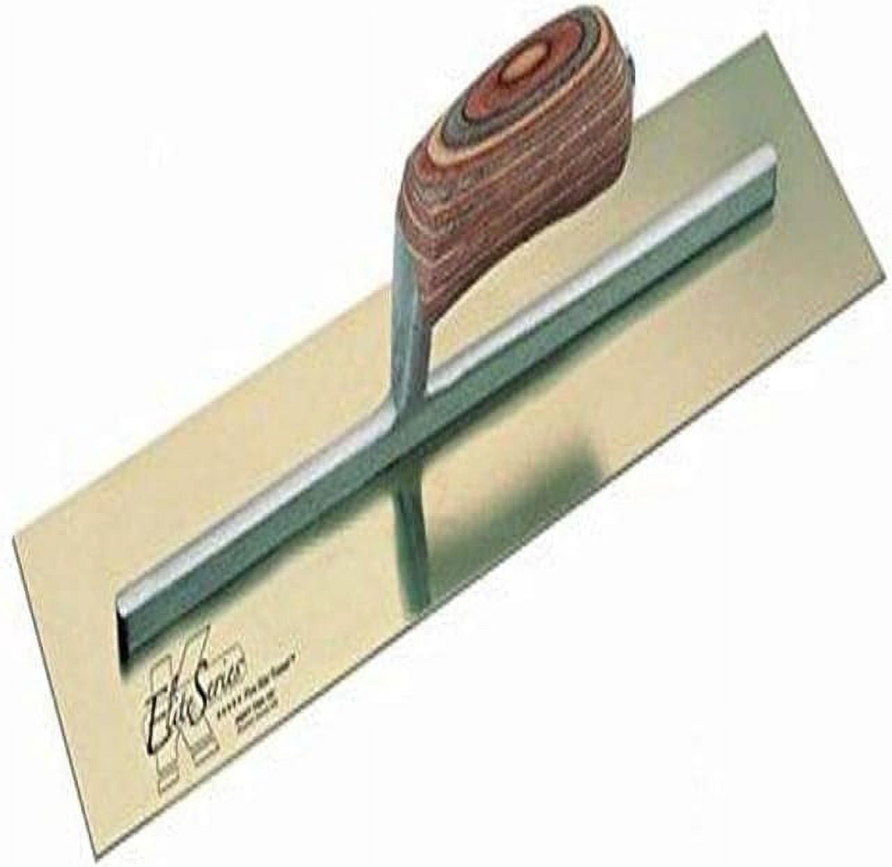 Kraft Tool CFE231L Elite Series Five Star Cement Trowel With Leather Handle 20 X 4 Inch