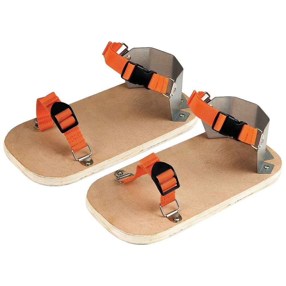 Adjustable Nylon Strap Wooden Asphalt Shoes