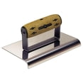 thumbnail image 1 of Kraft Tool Co 6 In. X 2-1/2 In. 1/4 In. R 3/8 In. L Stainless Steel Cement Edger With Cork Handle, 1 of 1