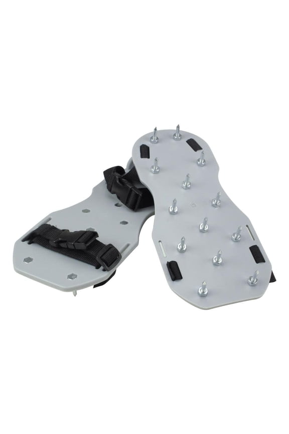 Kraft Tool Co Flexible Gunite Shoes Slide Sandals with Adjustable Straps Flat Heel Round Toe Gray