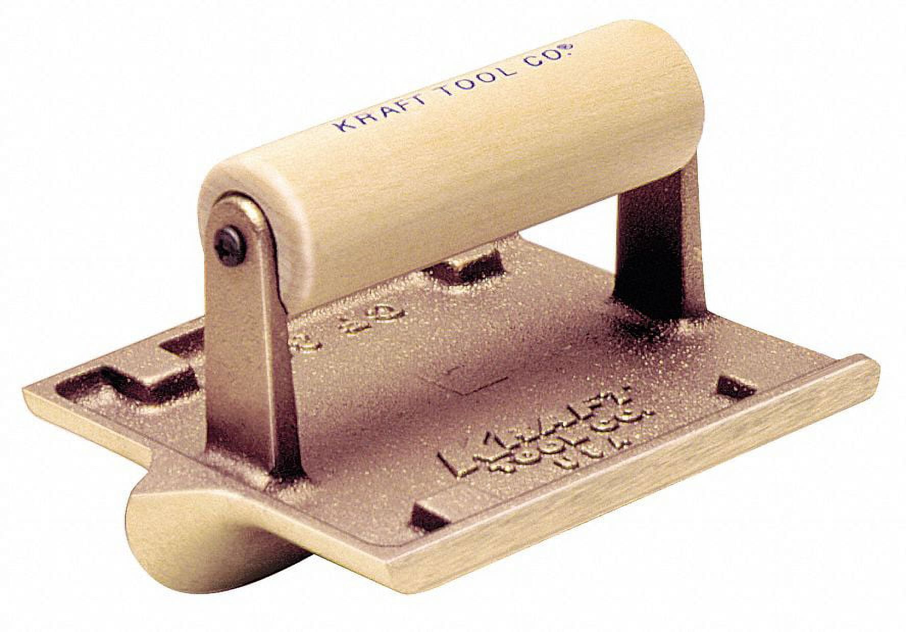 Kraft Tool Concrete Groover,Bronze/Wood,1/4 Radius CF314