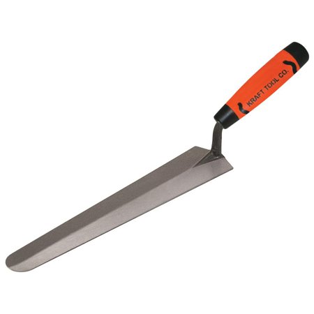 Kraft Tool Duck Bill Trowel,Square,2 x 10 in,Steel GG444PF