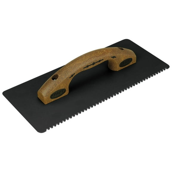 Kraft Tool PLE643K 14" by 6" Heavy-Duty Notched EIFS Rasp with Cork Handle