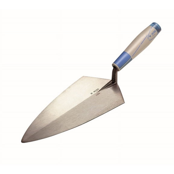 Kraft Tool RO110-10 1/2SH 10-1/2" Philadelphia Brick Trowel w/ProForm Soft Grip Handle