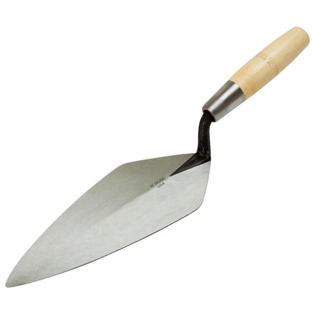 Kraft Tool RO116-13L 13" Limber Narrow London Brick Trowel with 6" Wood Handle