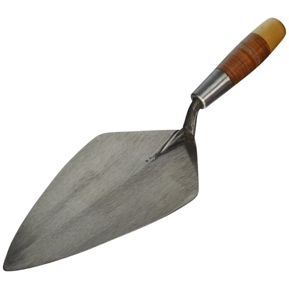 Kraft Tool RO312-11 11" Wide London Brick Trowel w/Leather Handle CA2