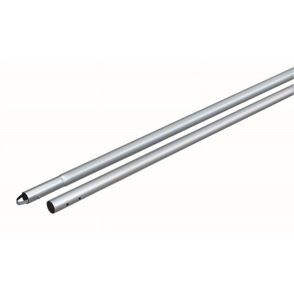 Swaged Handle,Button,1-3/4 x 72 in,Alum CC289S