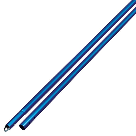 Kraft Tools CC289SB 6' Anodized Aluminum Swaged Button Handle with 1-3/4" Diameter (Blue)
