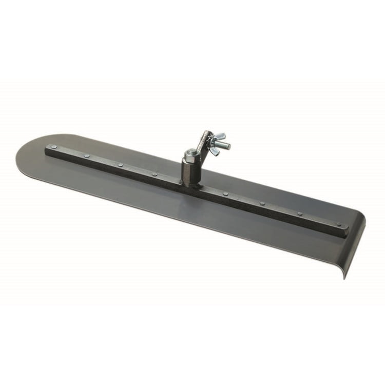 Kraft Tool CF146 1/2-Inch Radius Outside Curb And Sidewalk Tool With Wood Handle, 6 X 4-Inch