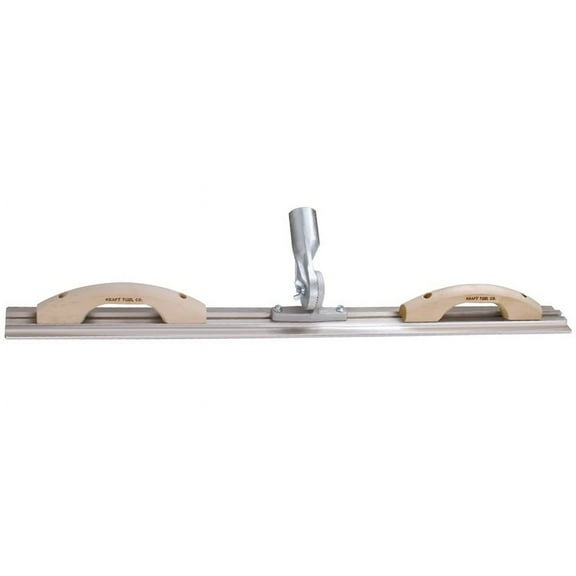Kraft Tools CC817 42" Mini Bull Float w/Threaded Bracket & 2 Wood Float Handles