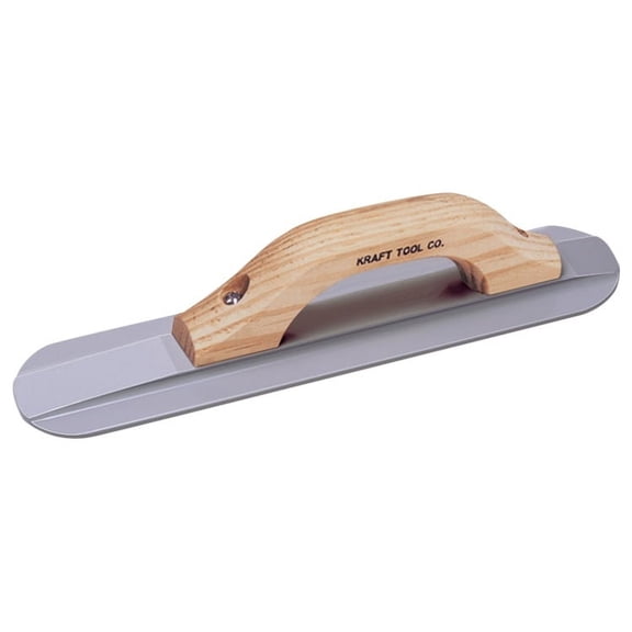 Kraft Tools CF074 18" Round End Magnesium Float w/High-Lift Wood Handle