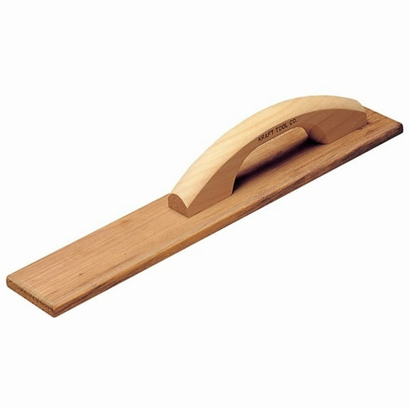 Kraft Tools CF269 18"x3-1/4" Teakwood Hand Float with Wood Handle
