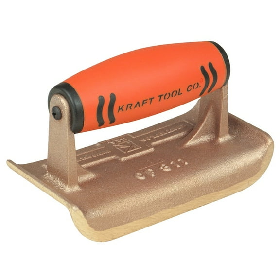 Kraft Tools CF311PF 6"x2-3/4" 1/4" R Bronze Edger w/ProForm Handle