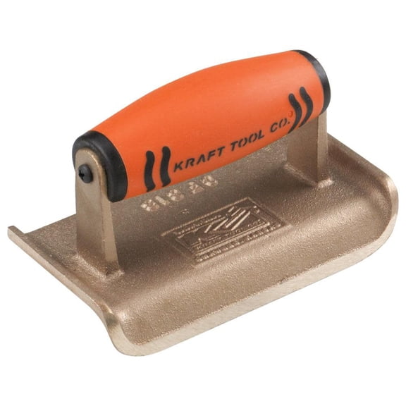 Kraft Tools CF313PF 6"x4" 1/4" R Bronze Edger w/ProForm Handle