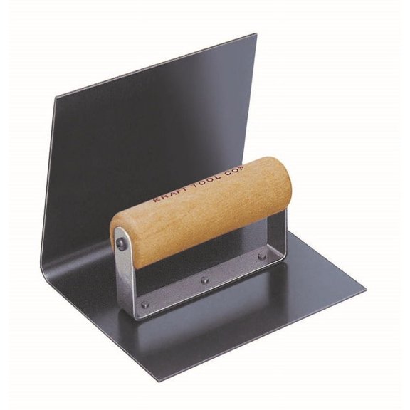 Kraft Tools CF587 7"x6"x6" 3/4" R Blue Crucible Steel Inside Step Tool w/Wood Handle