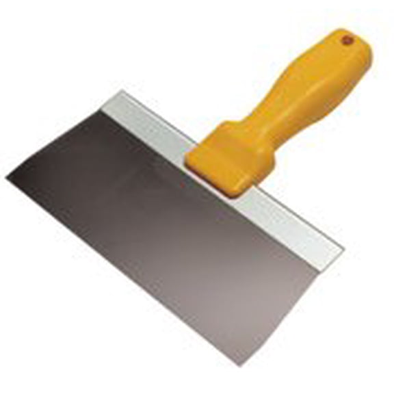 Kraft Tool Co 8 Inch X 3 Inch Stainless Steel Blade Taping Knife With Plastic Handle