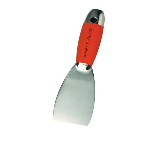 Kraft DW727PF Flex All Stainless Putty Knife w/Sure Grip Handle, 1-1/2"