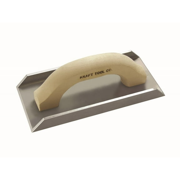 Kraft Tools PL061 9"x4"x3/4" Angle Float w/Wood Handle