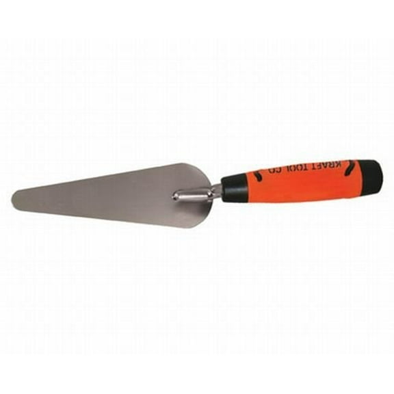 Kraft Tools PL585PF 6" Stainless Steel Rounded Detail Trowel w/ProForm Handle