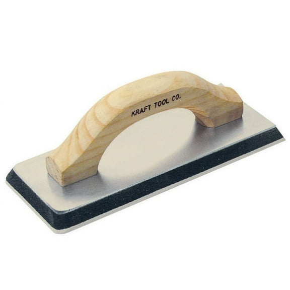 Kraft Tools ST132 12"X4" Tile Grouter's Float w/Wood Handle