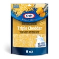 thumbnail image 1 of Kraft Natural Triple Cheddar Finely Shredded Cheese, 8 oz Bag, 1 of 12